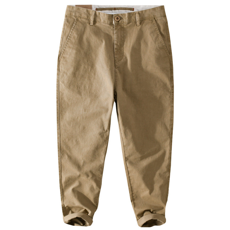 Herren Konisch zulaufende Baumwoll-Chino mit legerer Passform Shop Nory