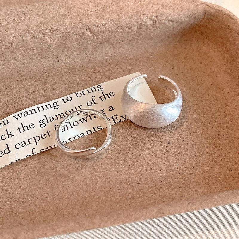 Damen eleganter und filigraner offener Ring aus hochwertigem Edelstahl Shop Nory