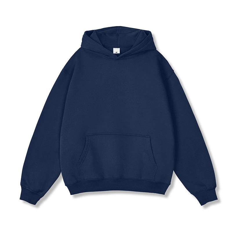 Unisex Oversize-Kapuzenpullover aus Baumwollmix mit Kängurutasche und gerippten Bündchen Shop Nory