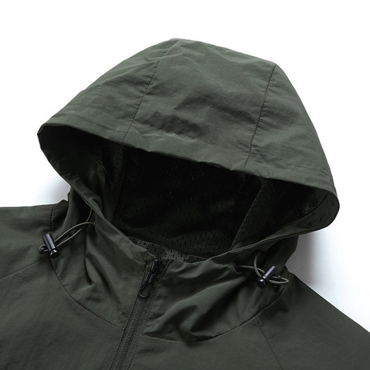 Herren Leichte Outdoorjacke mit Kapuze Shop Nory