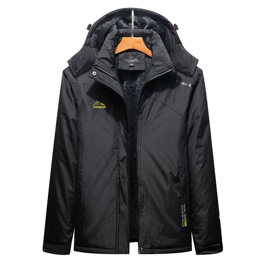 Herren Isolierte Winterparka mit Teddyfutter, Kapuze und wasserabweisender Außenhülle Shop Nory