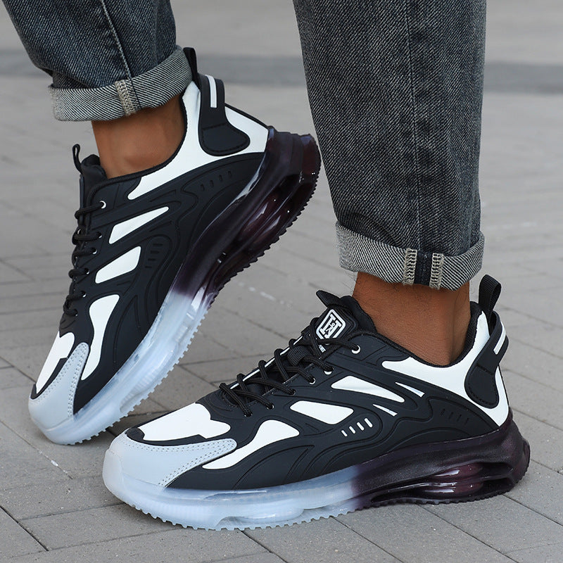Herren nan futuristischer leistungsorientierter Lifestyle-Sneaker mit durchgehender Luftkammersohle und thermogeformten Kunststoffapplikationen