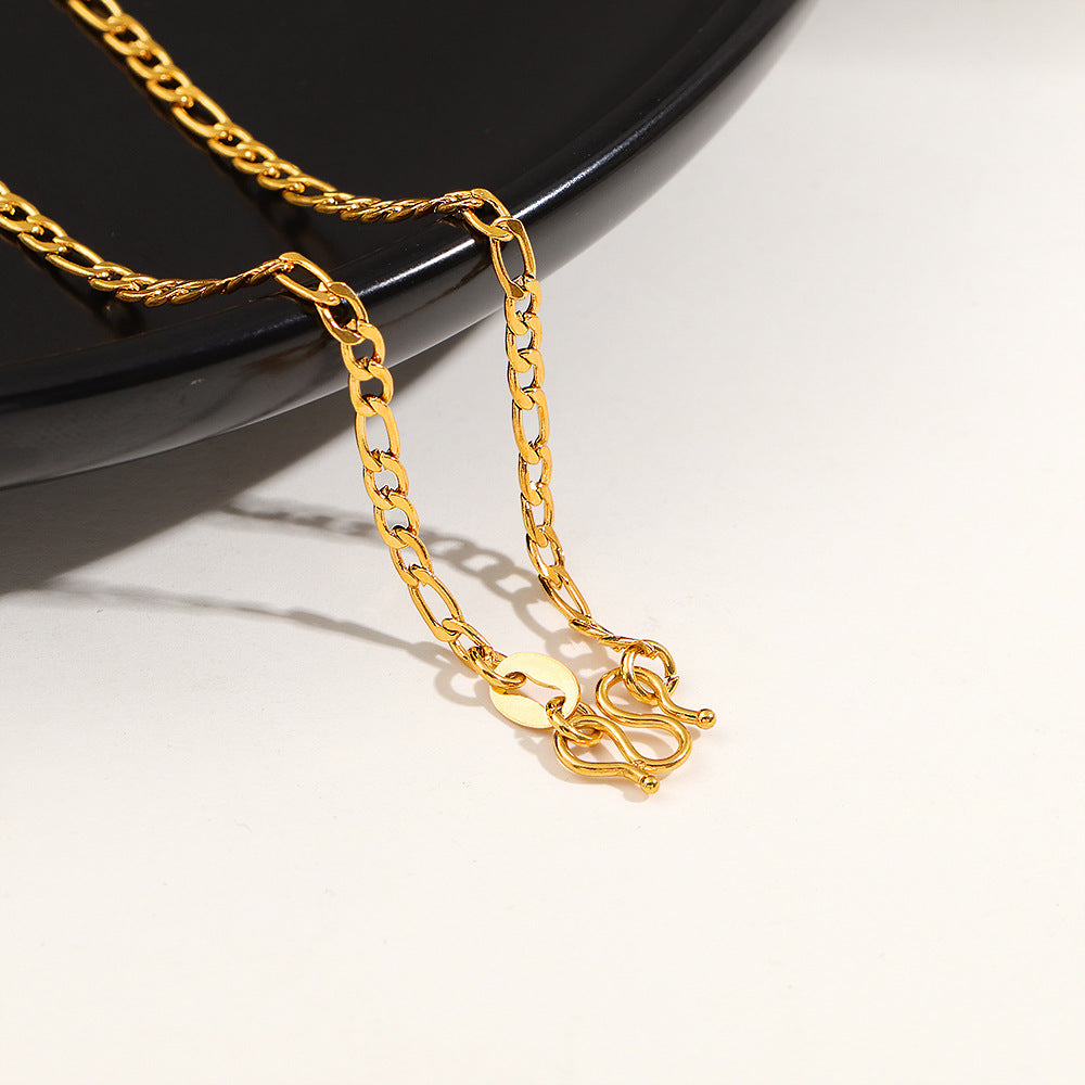 Damen filigrane Gliederkette mit elegantem Verschluss Shop Nory