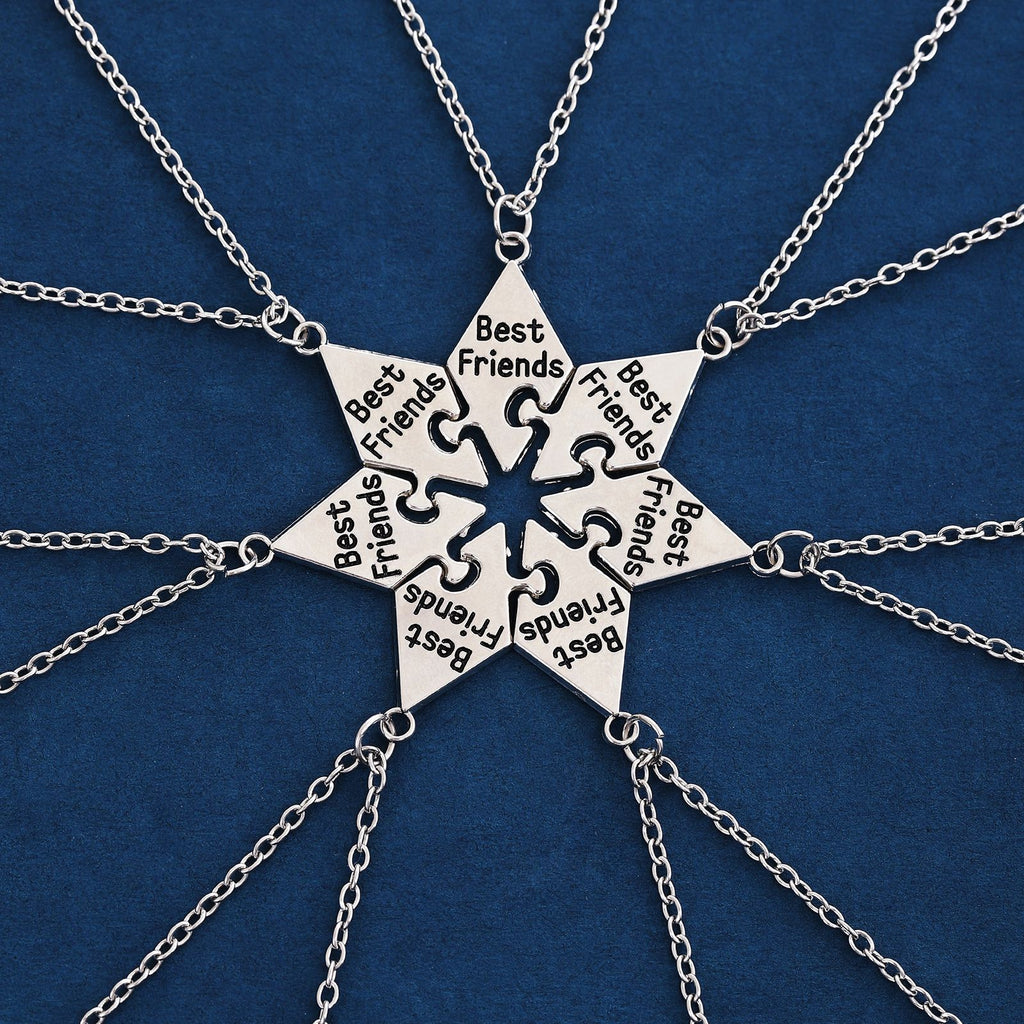 Damen Freundschafts-Halskette im Puzzle-Design Shop Nory
