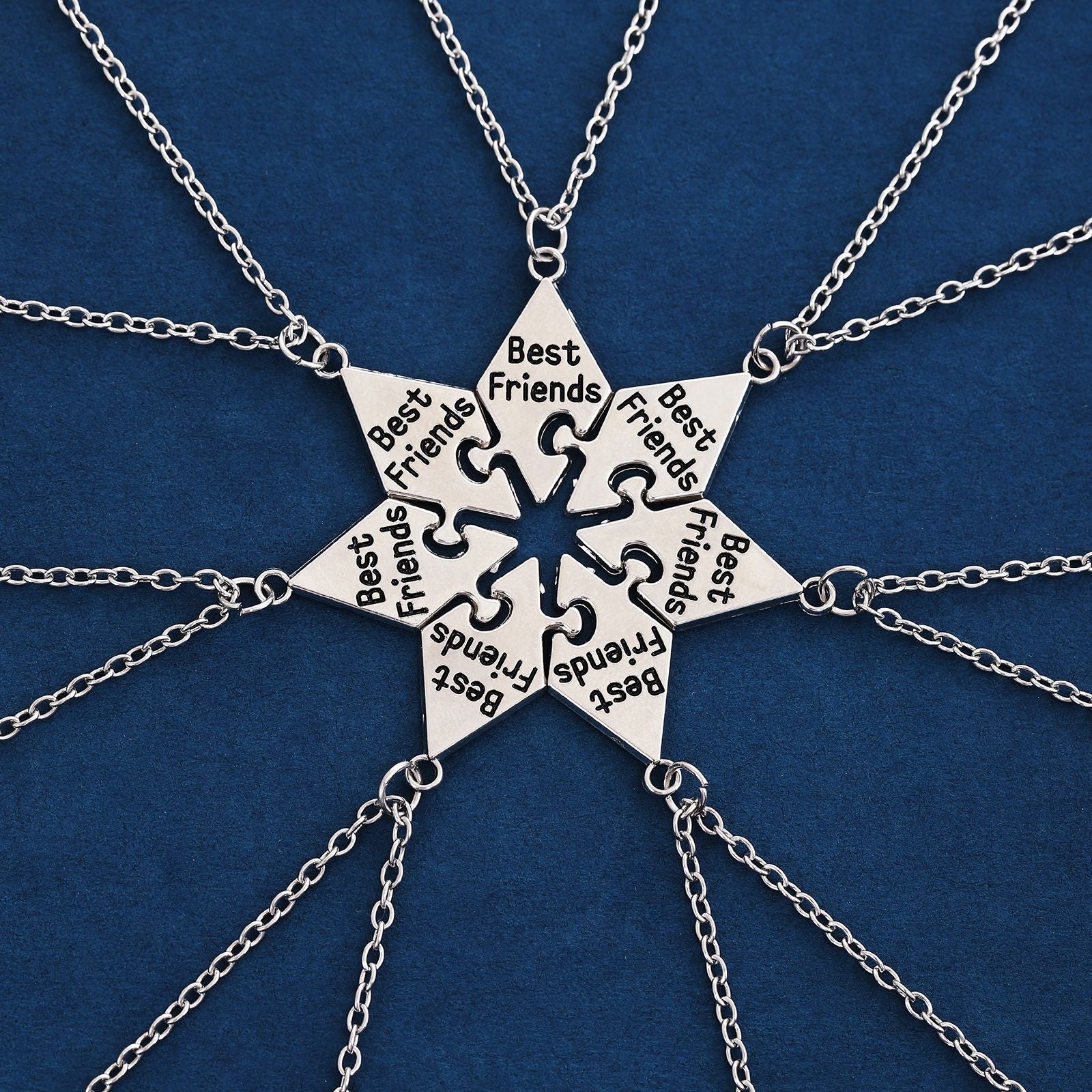Damen Freundschafts-Halskette im Puzzle-Design Shop Nory