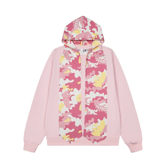 Damen Kapuzen-Sweatshirt mit überlanger Schal‑Optik und Frontzip Shop Nory