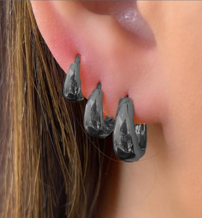 Damen Ohrstecker-Set mit eleganten Spiralen und funkelnden Akzenten Shop Nory