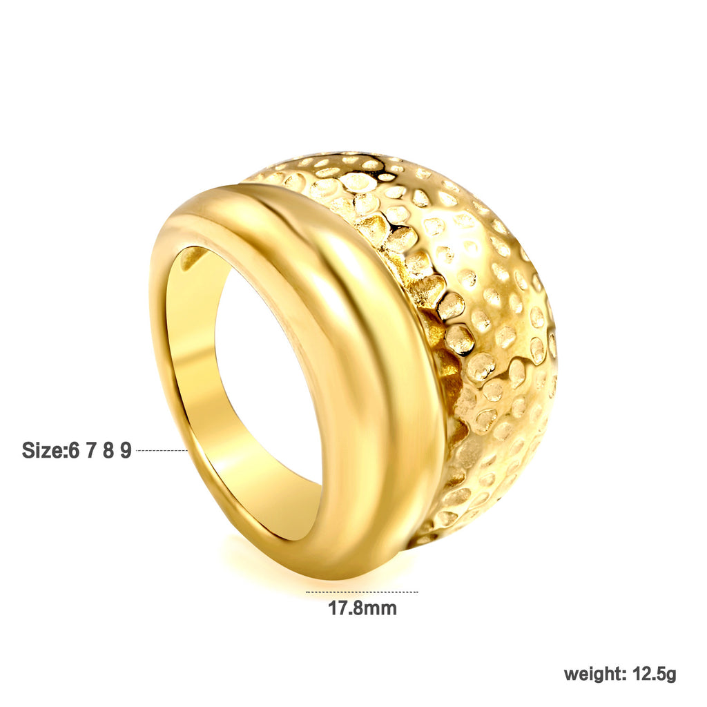 Damen Ring mit modernem, geschwungenem Knoten-Design Shop Nory