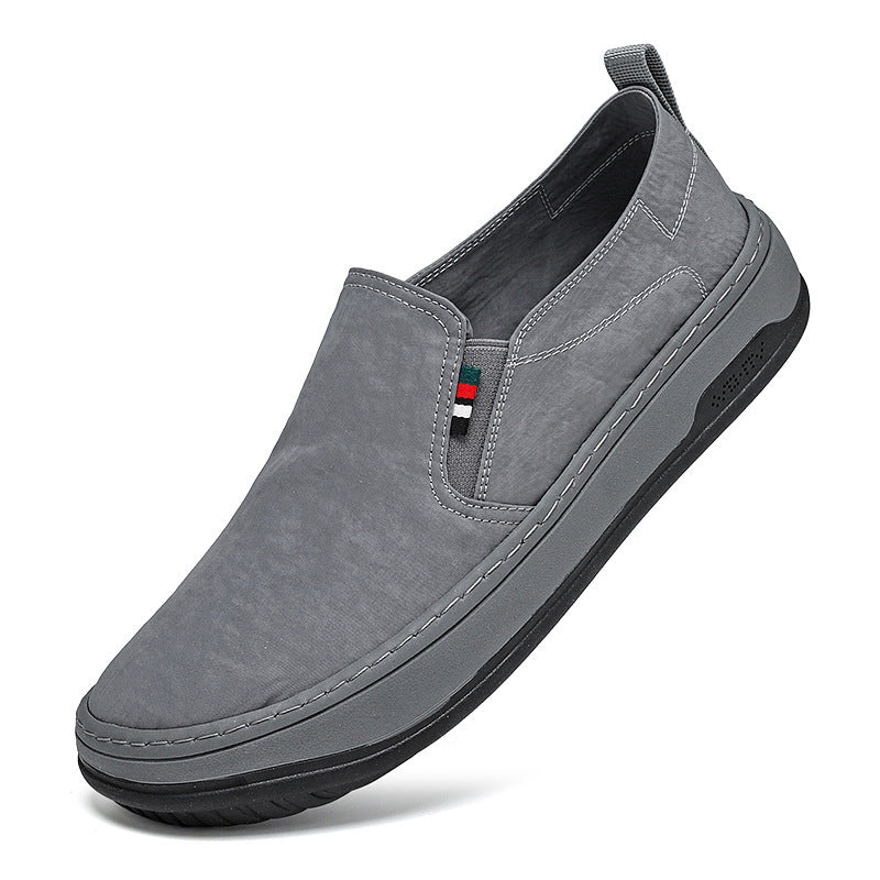 Herren Minimalistischer Slip-On City-Sneaker aus Mikrofaser mit stoßdämpfender Komfortsohle Shopy Nory
