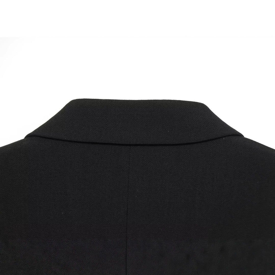Damen Einreihiger Kurzblazer mit Notch-Revers, strukturierter Passform und Pattentaschen Shop Nory