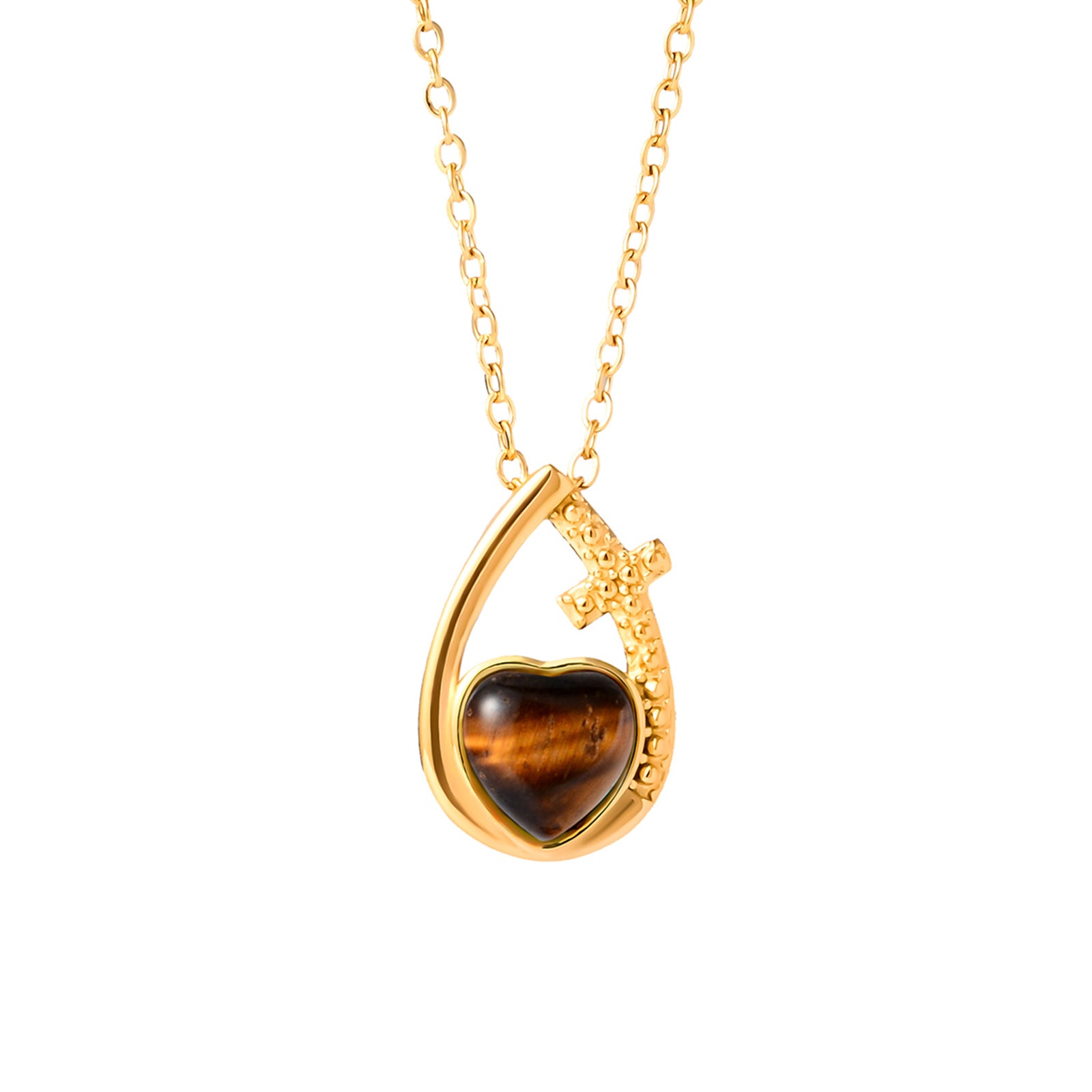 Damen Halskette mit herzförmigem Anhänger Shop Nory