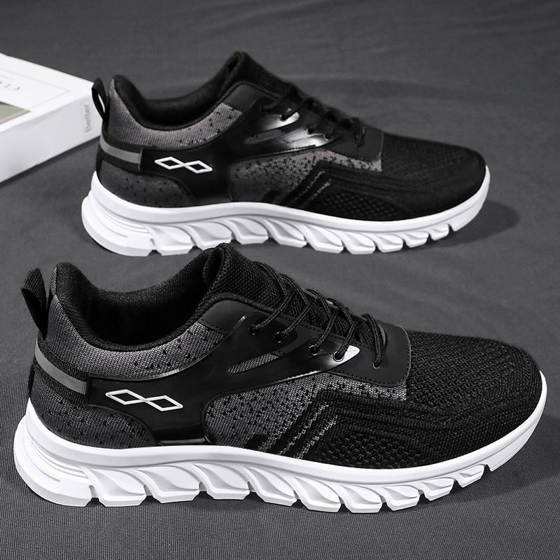 Herren nan flexibler Mesh-Running-Sneaker mit geformter Memory-Fußsohle und stoßdämpfender Wellenlaufsohle Shop Nory