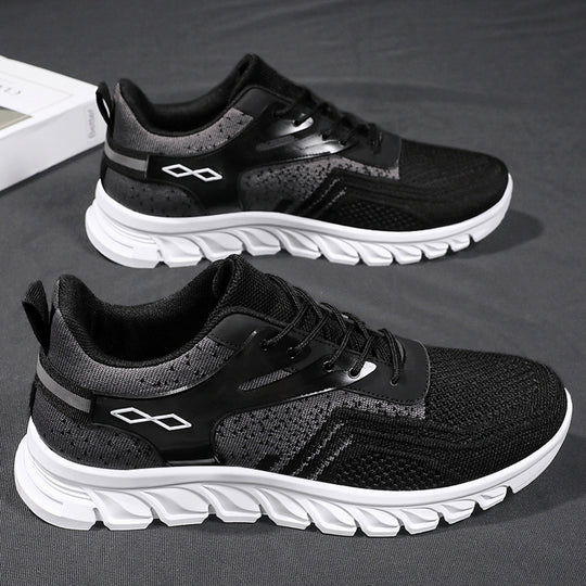 Herren nan flexibler Mesh-Running-Sneaker mit geformter Memory-Fußsohle und stoßdämpfender Wellenlaufsohle Shop Nory