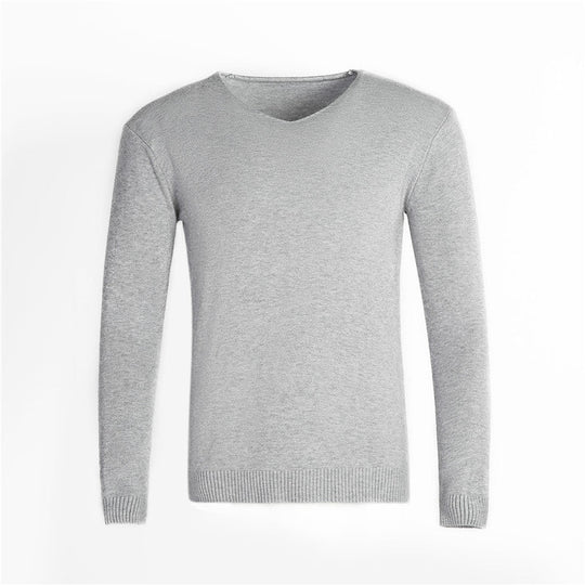 Herren klassischer V-Ausschnitt Pullover