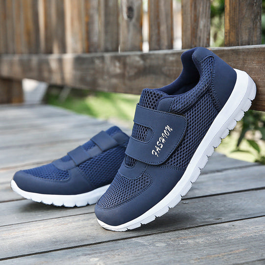 Damen Atmungsaktive und flexible Sneakers mit praktischem Klettverschluss