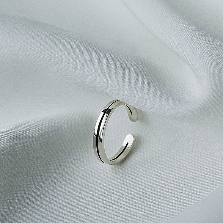 Damen Modischer Ring mit modernem Design und schimmernden Akzenten Shop Nory
