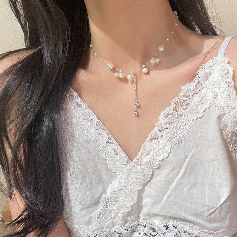 Damen Halskette mit herzförmigem Anhänger Shop Nory