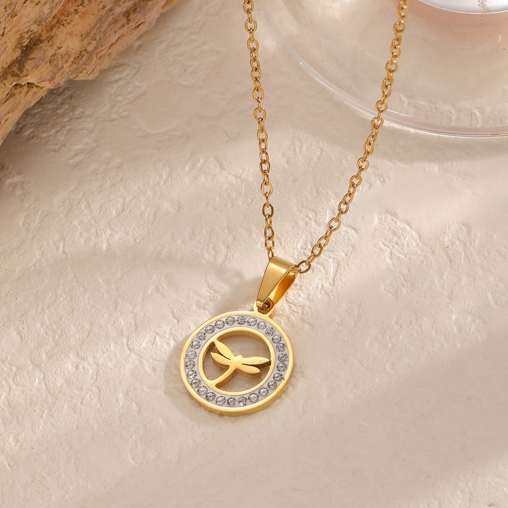 Damen Halskette mit filigranem Glücksdesign Shop Nory