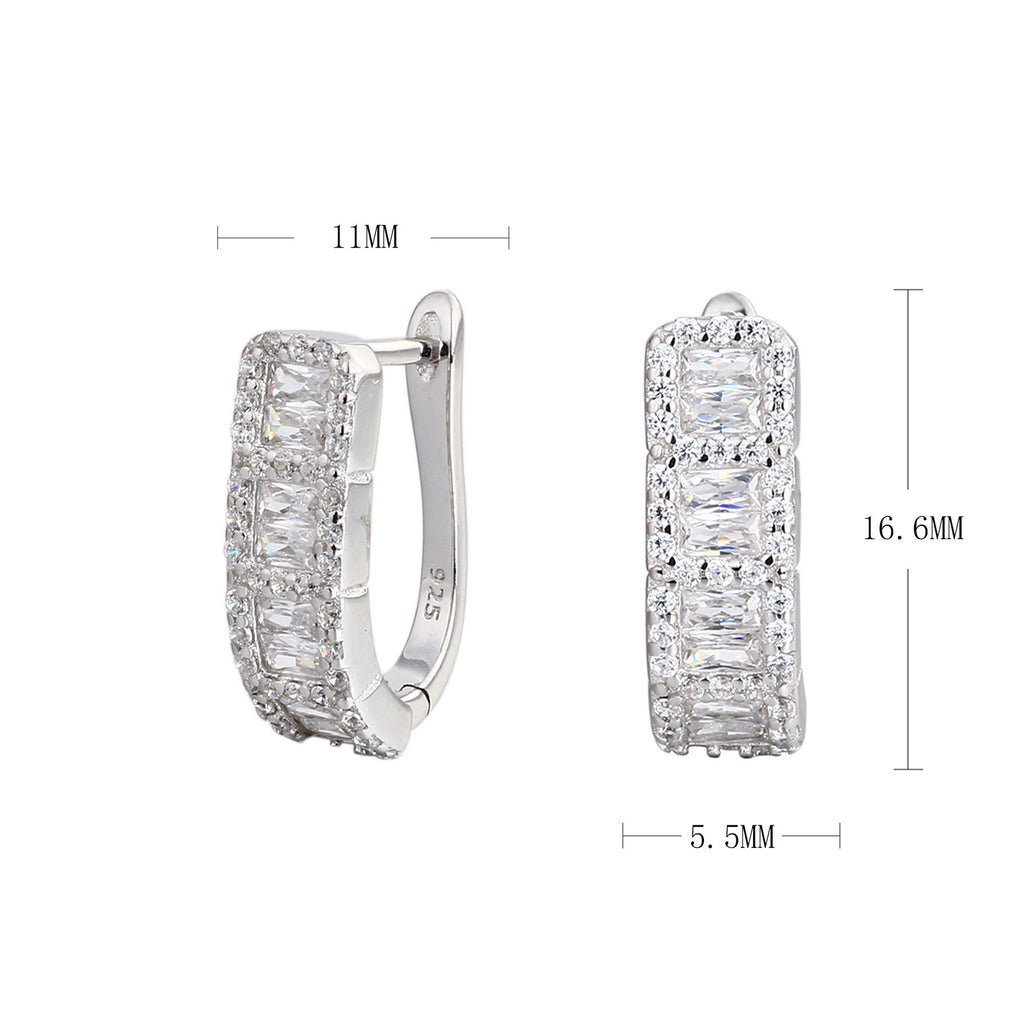 Damen Ohrhänger mit funkelndem Zirkon-Arrangement und elegantem Design Shop Nory