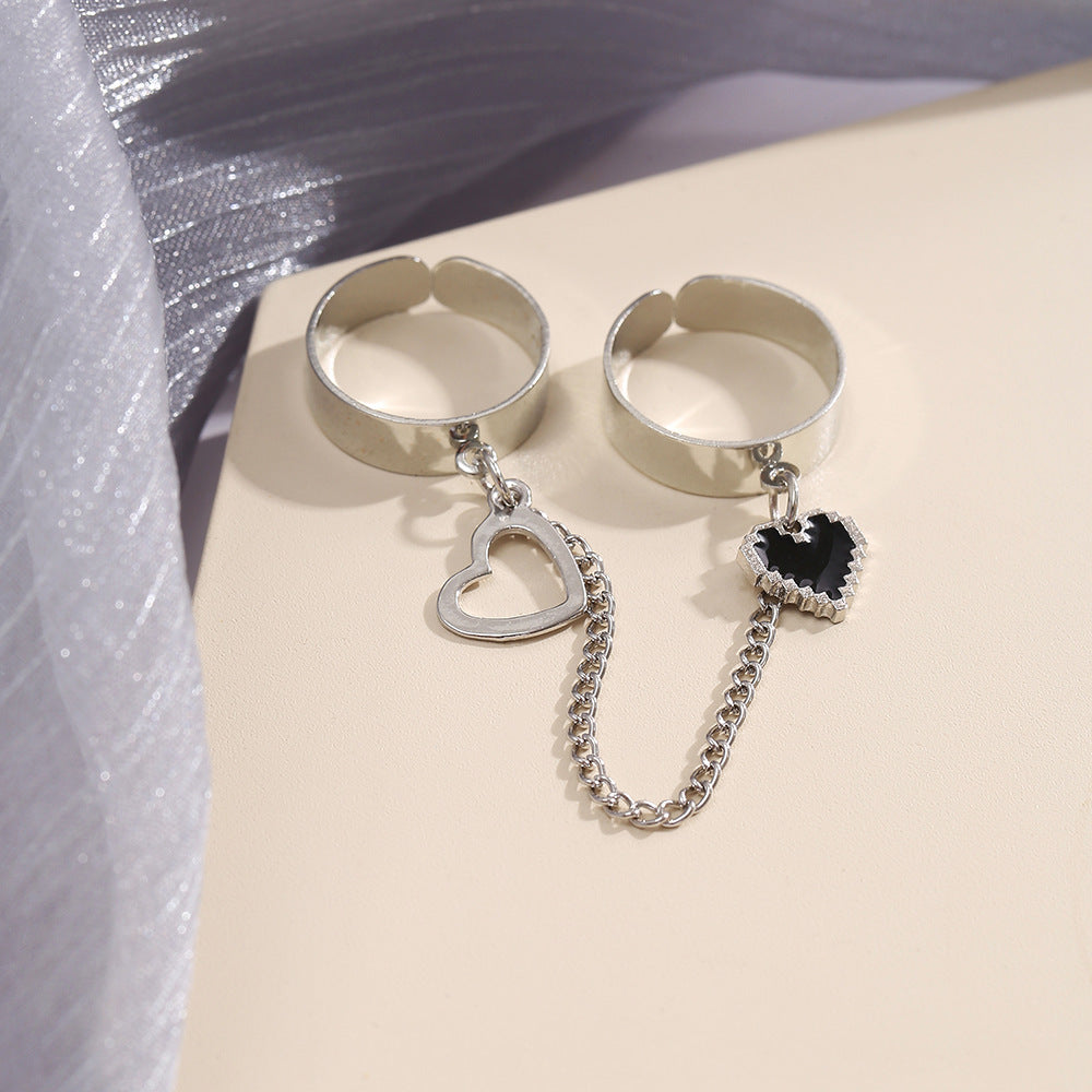 Damen modischer Ring mit verspieltem Schmetterlingsdesign und funkelndem Element Shop Nory