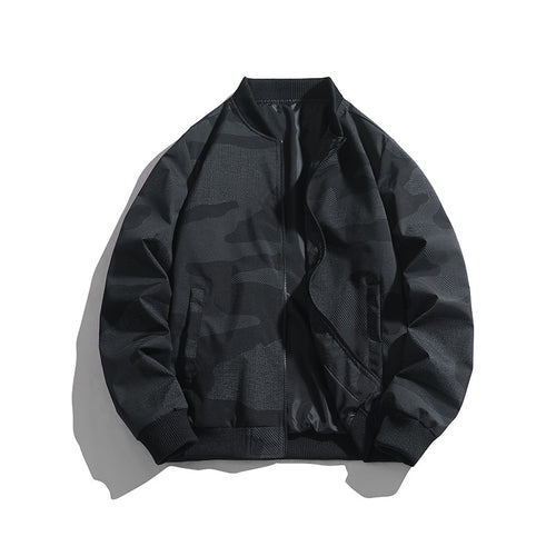 Herren Modische Bomberjacke mit Camouflage-Design Shop Nory