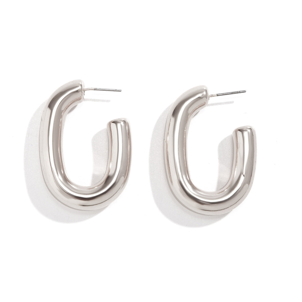Damen Modische Statement-Ohrringe aus Metall mit Ketten-Design Shop Nory