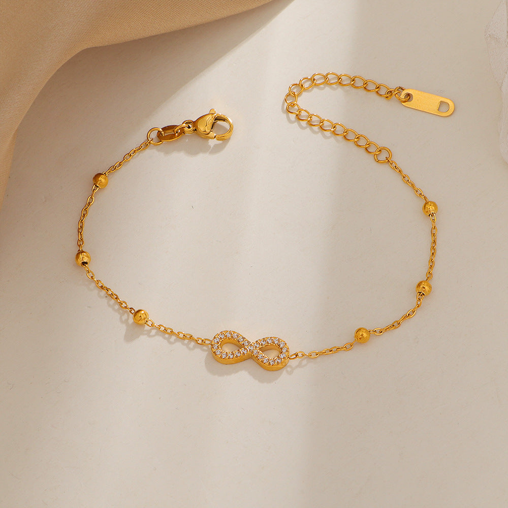 Damen Elegante Unendlichkeit Charm-Armband Shop Nory