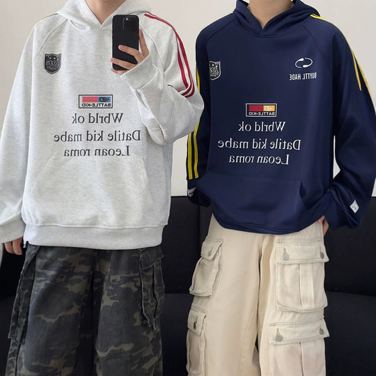 Unisex Urbaner Kapuzenpullover mit kreativen Grafiken Shop Nory