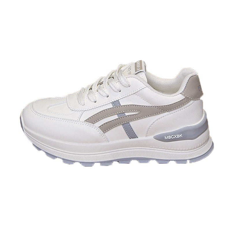 Damen Voluminöse Plateausneaker mit rutschfester Gummiprofilsohle und seitlichen Zierstreifen Shop Nory