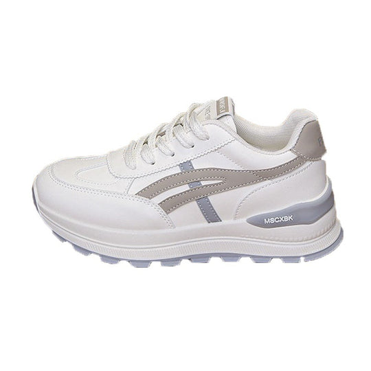 Damen Voluminöse Plateausneaker mit rutschfester Gummiprofilsohle und seitlichen Zierstreifen Shop Nory