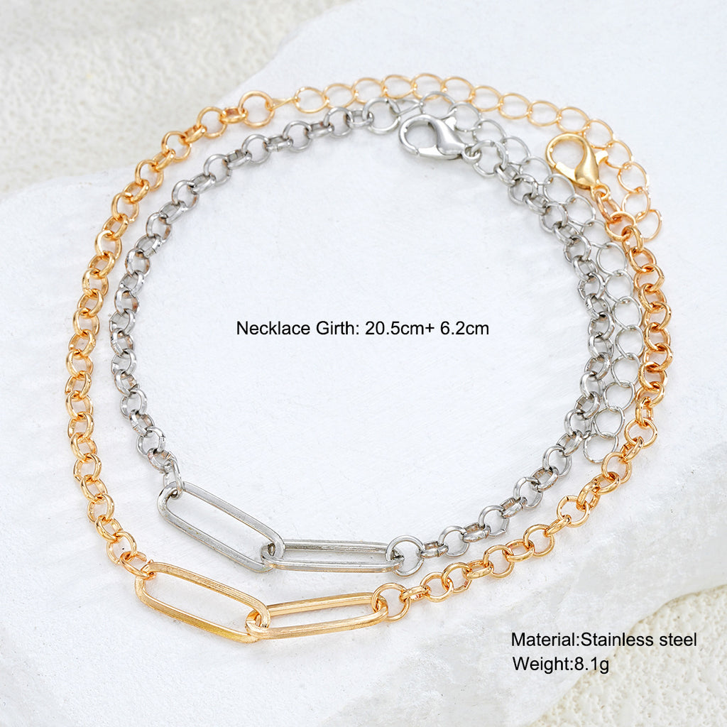 Damenarmband aus hochwertigem Edelstahl mit elegantem Kettendesign Shop Nory
