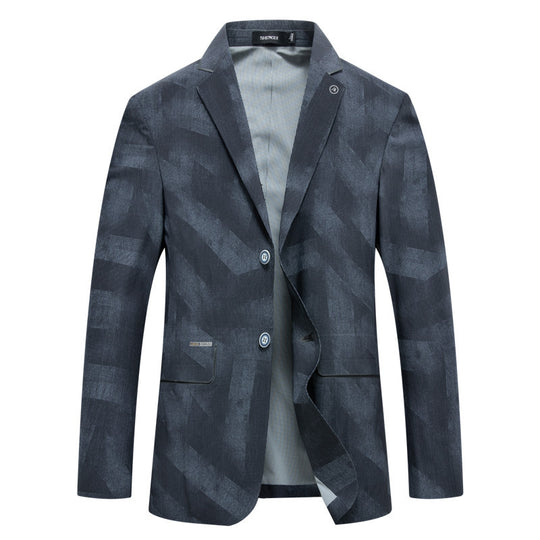 Herren Modernes Slim-Fit Sakko mit dezentem Logo-Jacquard und leichter Innenfütterung Shop Nory