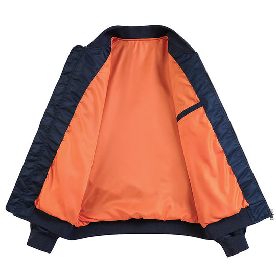 Herren Leichte Flieger-Bomberjacke mit wasserabweisender Shell und Kontrastfutter Shop Nory