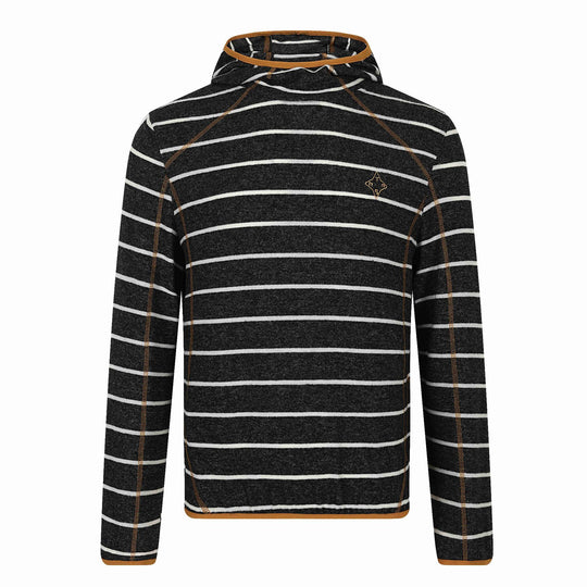 Unisex Gestreifter Strick‑Halbkragenpullover mit Raglanärmeln Shop Nory