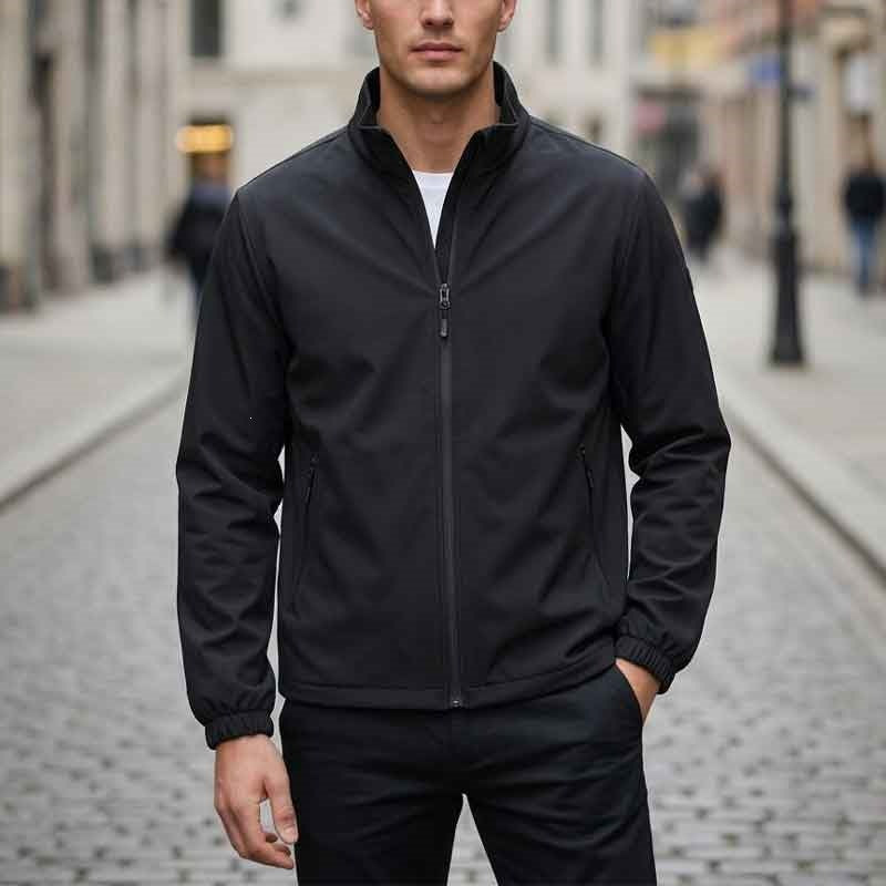 Herren Atmungsaktive Übergangsjacke mit praktischem Stehkragen Shop Nory