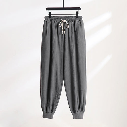 Herren Leichte Baumwoll-Jogginghose mit Kordelzug, Elastischem Bündchen und praktischen Taschen Shop Nory