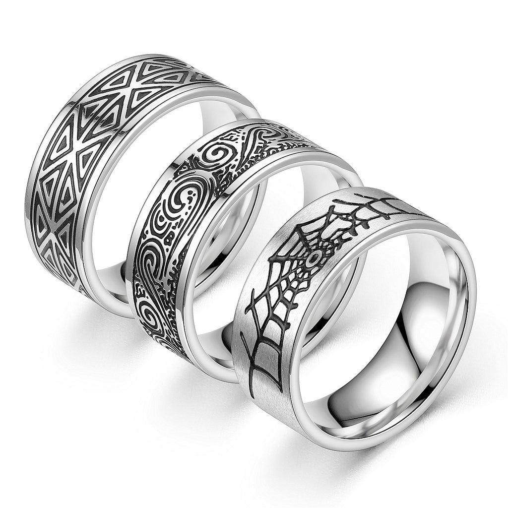 Herren Ring mit kunstvollem Ornamentdesign Shop Nory