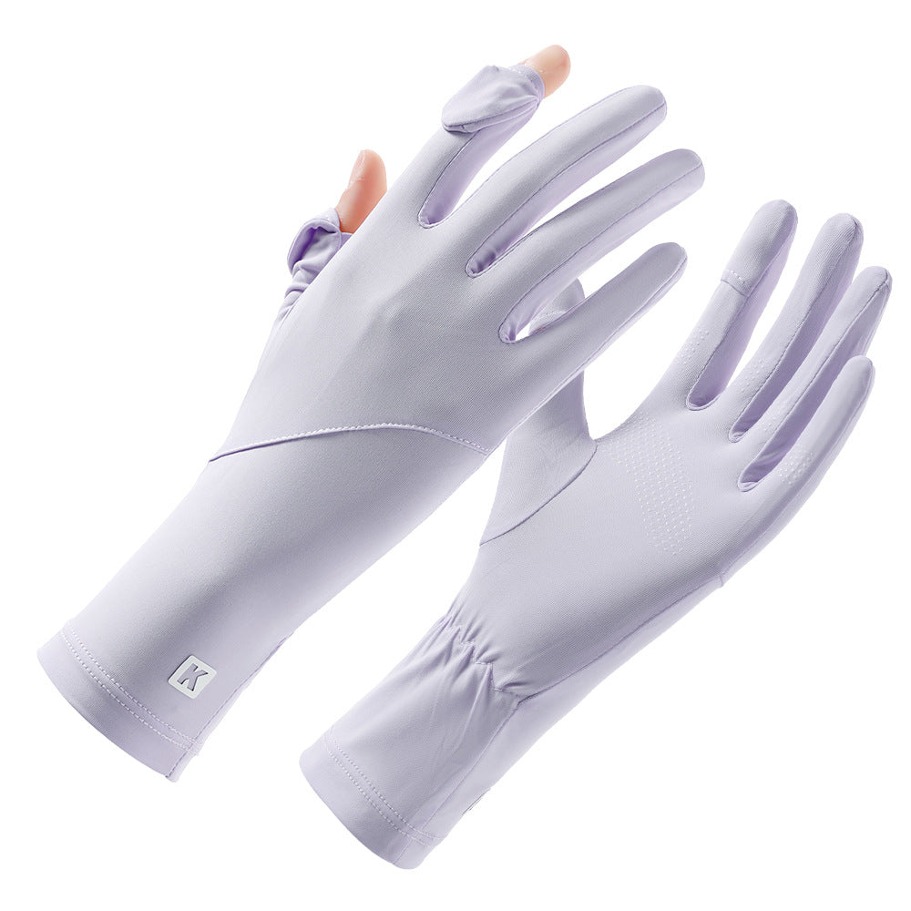 Sonnenschirm Eis Seide Handschuhe