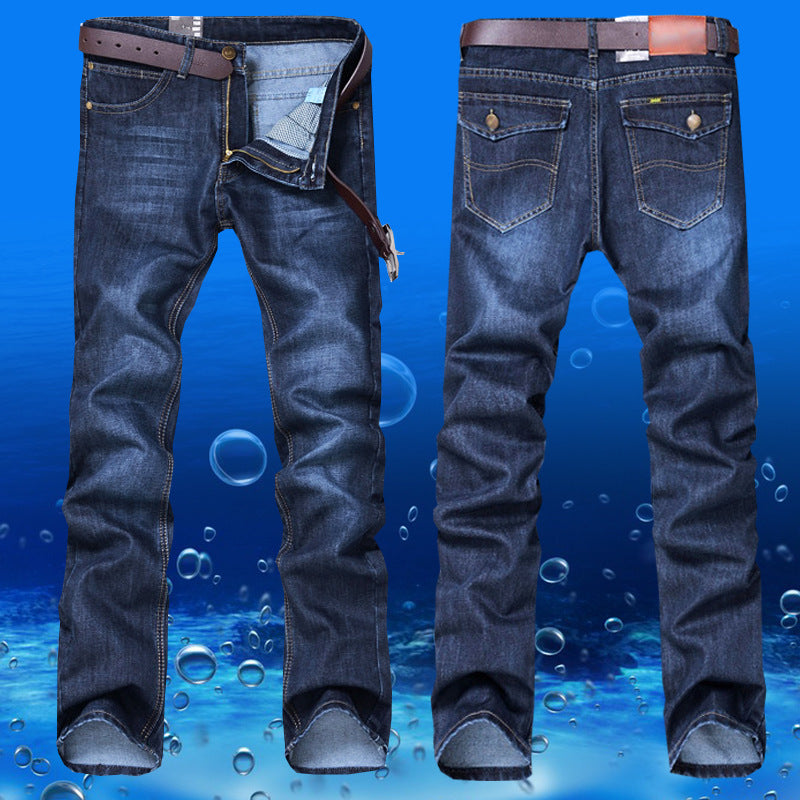Herren Slim-Fit Jeans mit elastischem Bund und hohem Tragekomfort