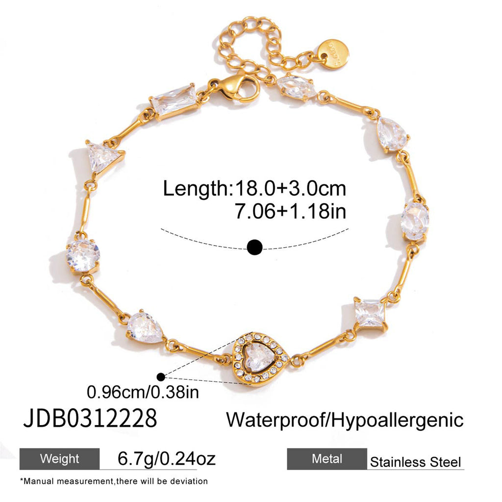 Damen Armband mit elegantem perlenschmuck und hypoallergener Edelstahlverarbeitung Shop Nory