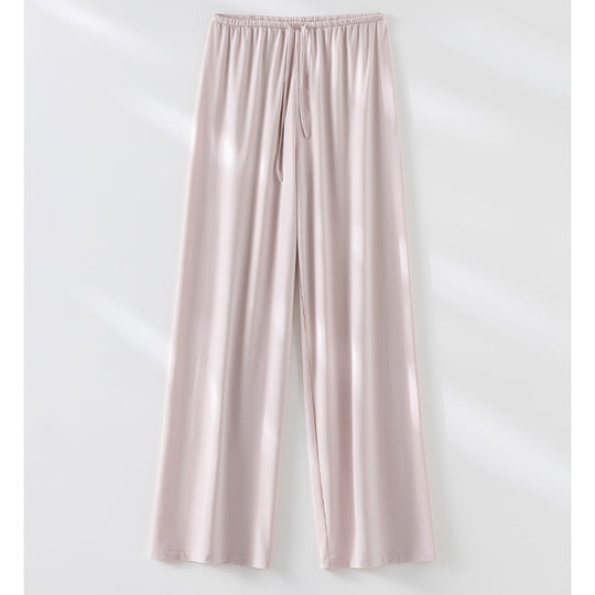 Damen Weite Relax-Hose aus seidigem Modal mit elastischem Bund und Tunnelzug Shop Nory