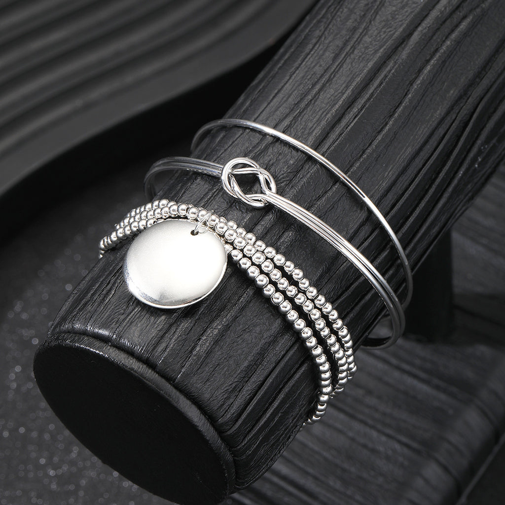 Damen Armband-Set mit kreativem Ketten-Design und stilvollen Anhängern Shop Nory