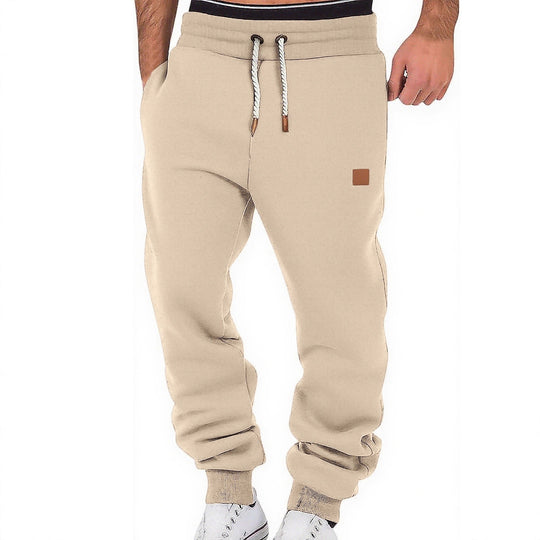 Herren Relax-Fit Fleece-Jogginghose mit Bündchen und Kordelzug Shop Nory