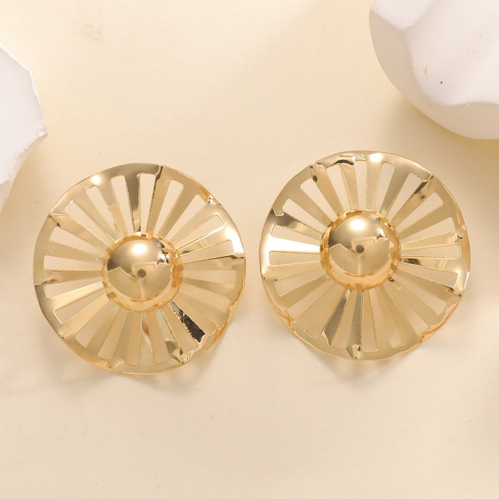 Damen modische Statement-Ohrstecker mit luxuriösem, geometrischem Design Shop Nory