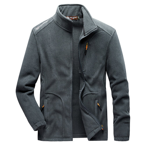 Herren Fleecejacke mit hohen Kragen und funktionalen Taschen Shop Nory