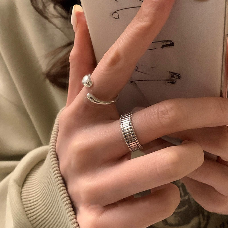 Damen Offener Ring mit geschwungenem Design und minimalistischem Akzent Shop Nory