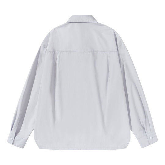Damen Oversize‑Boxy‑Hemdbluse aus leichter Baumwollmischung mit Brusttasche Shop Nory