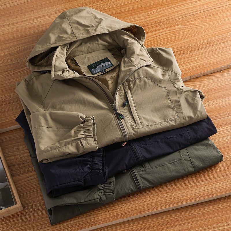 Herren Sportliche Übergangsjacke mit abnehmbarer Kapuze Shop Nory