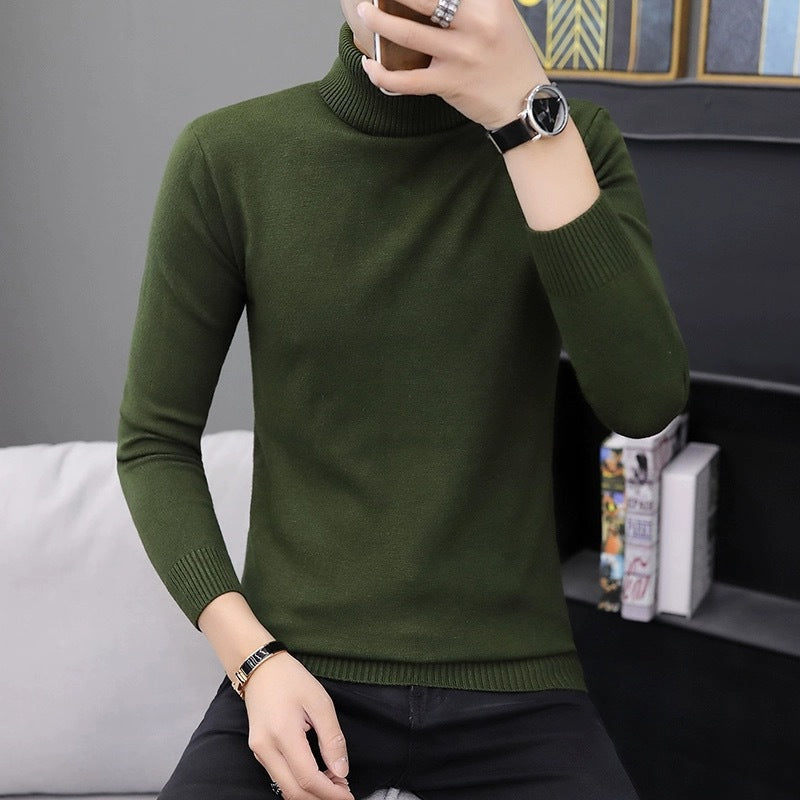Herren bequemer Rollkragenpullover