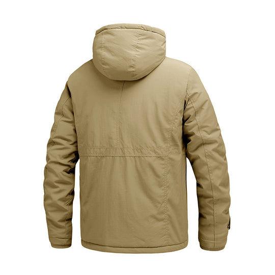 Herren Thermo-Outdoorparka mit abnehmbarer Kapuze und multifunktionalen Taschen Shop Nory